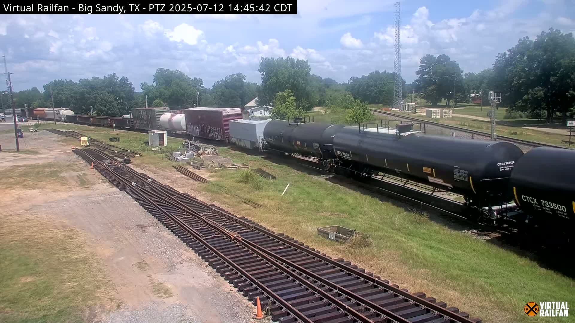 Big Sandy Railroad Junction Live Cam - Big Sandy, Upshur, Texas, USA