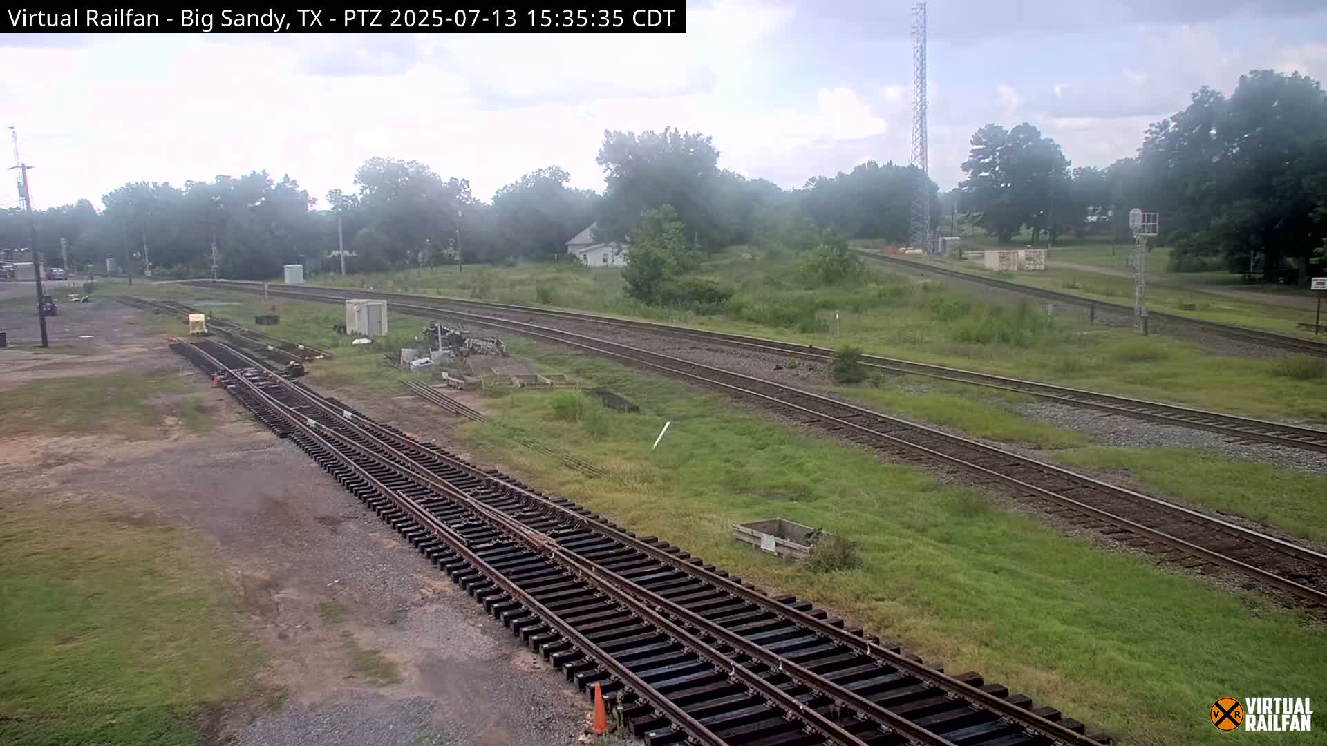 Big Sandy Railroad Junction Live Cam - Big Sandy, Upshur, Texas, USA