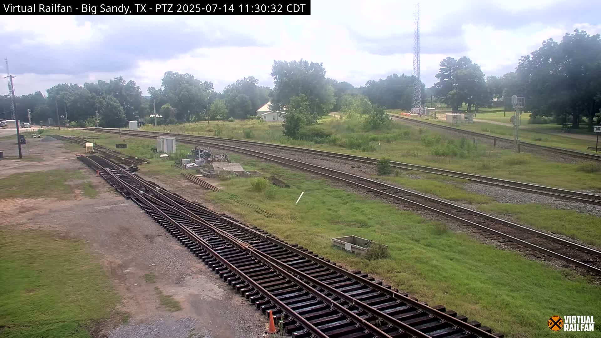 Big Sandy Railroad Junction Live Cam - Big Sandy, Upshur, Texas, USA