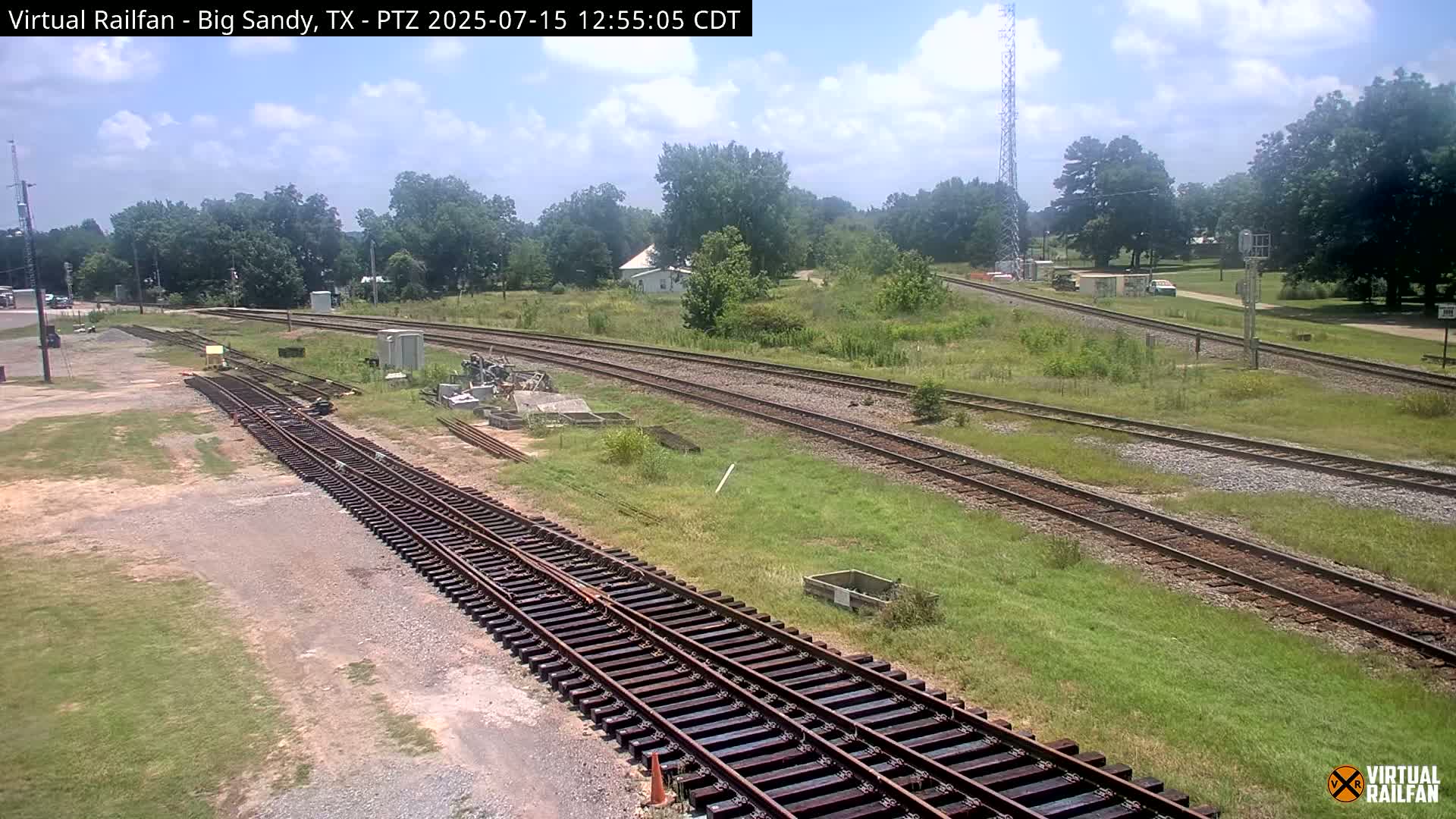 Big Sandy Railroad Junction Live Cam - Big Sandy, Upshur, Texas, USA
