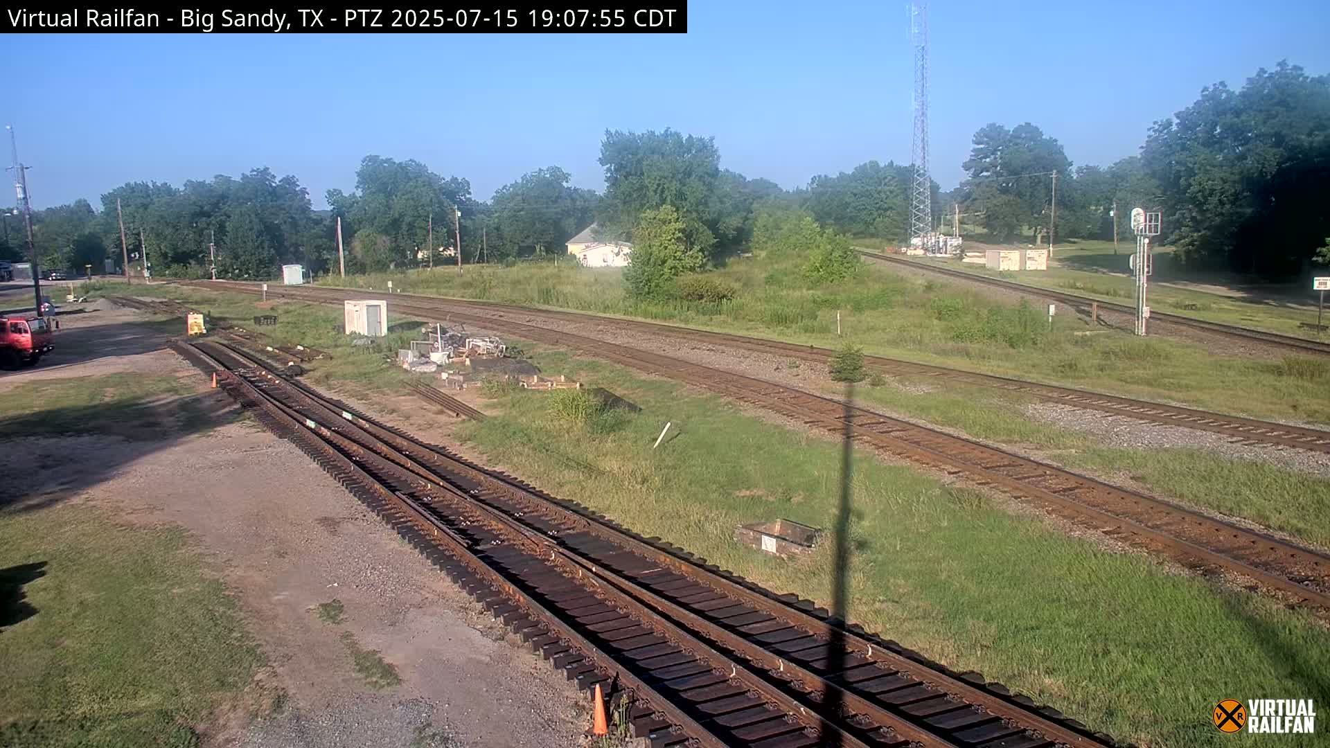 Big Sandy Railroad Junction Live Cam - Big Sandy, Upshur, Texas, USA