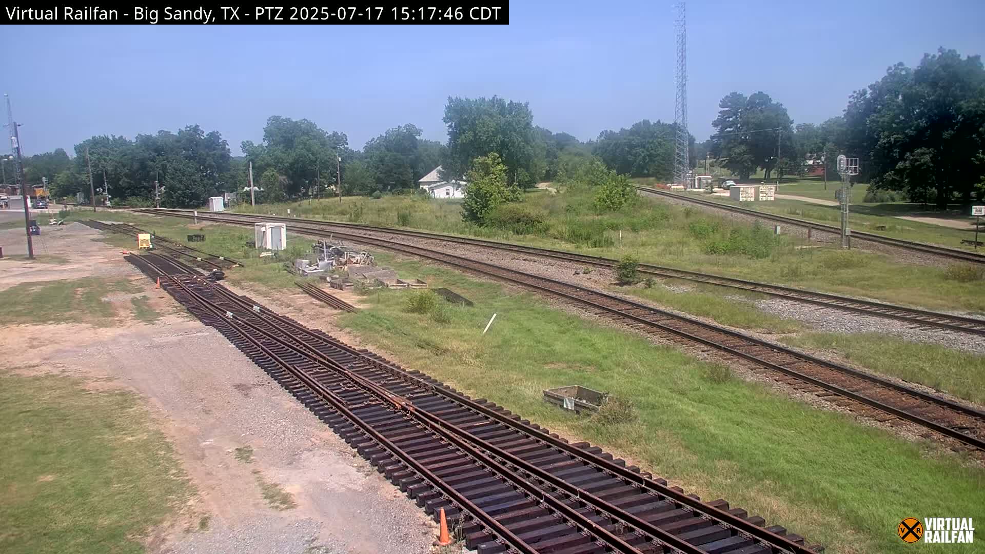 Big Sandy Railroad Junction Live Cam - Big Sandy, Upshur, Texas, USA