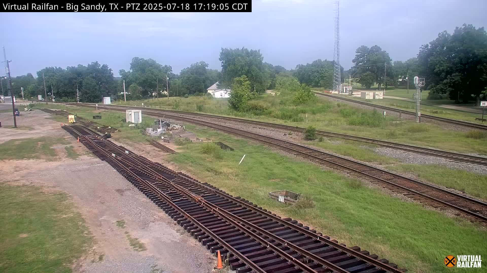 Big Sandy Railroad Junction Live Cam - Big Sandy, Upshur, Texas, USA