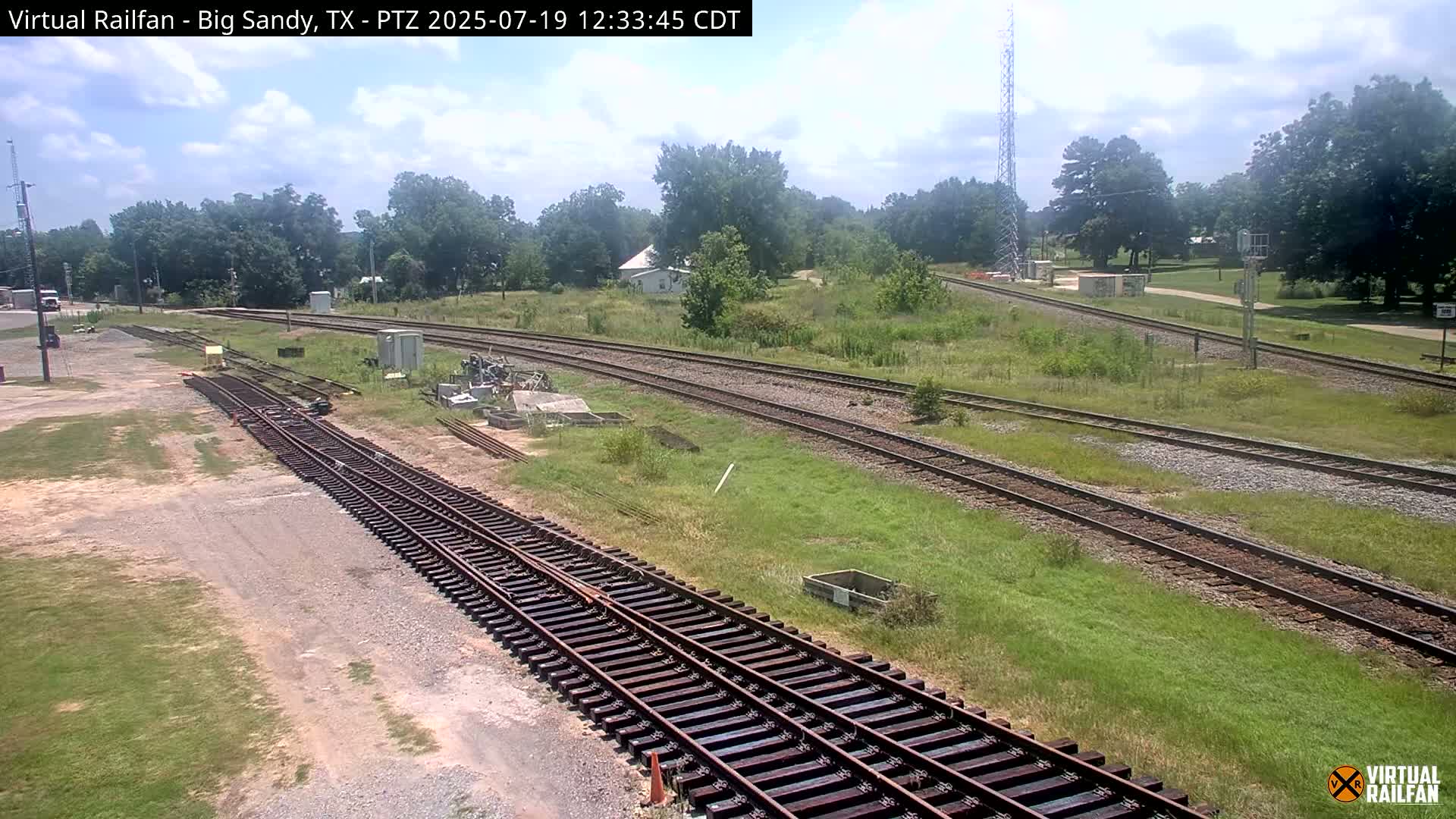 Big Sandy Railroad Junction Live Cam - Big Sandy, Upshur, Texas, USA