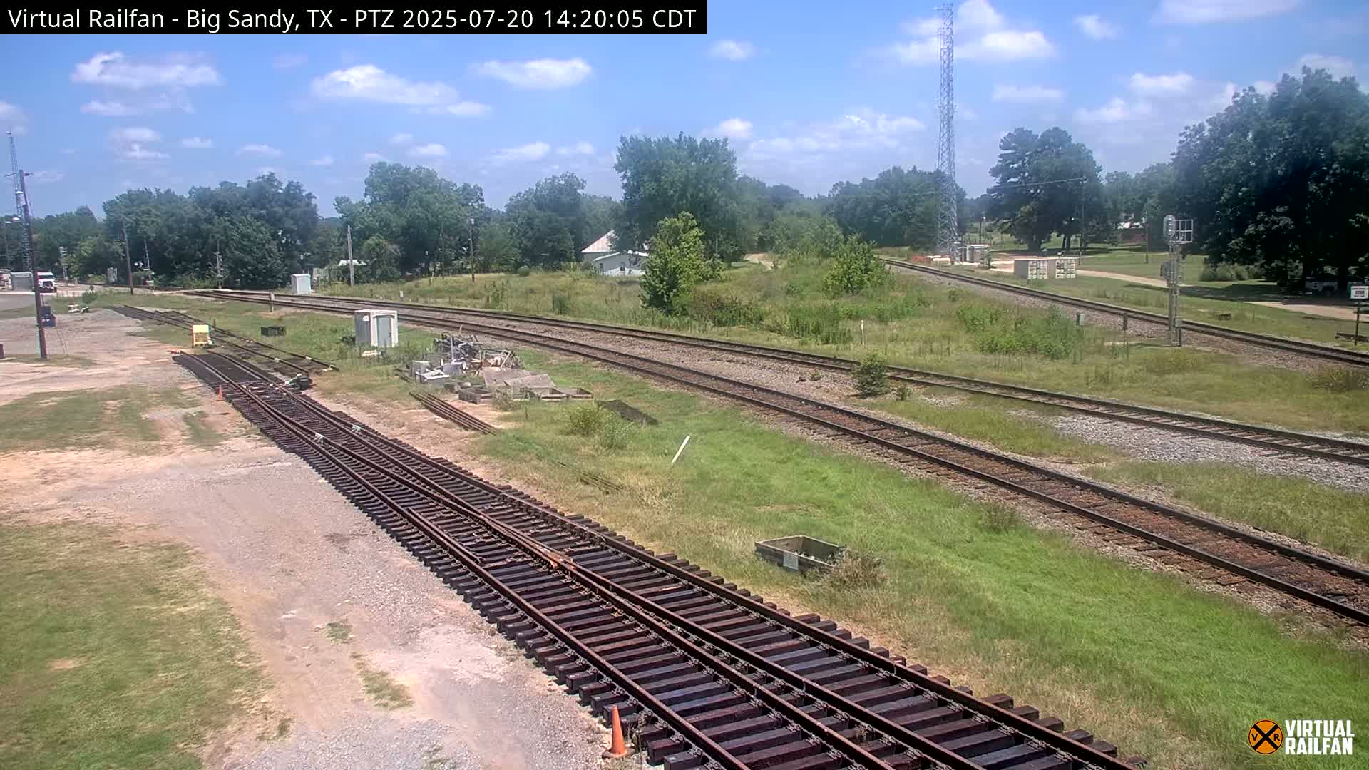 Big Sandy Railroad Junction Live Cam - Big Sandy, Upshur, Texas, USA
