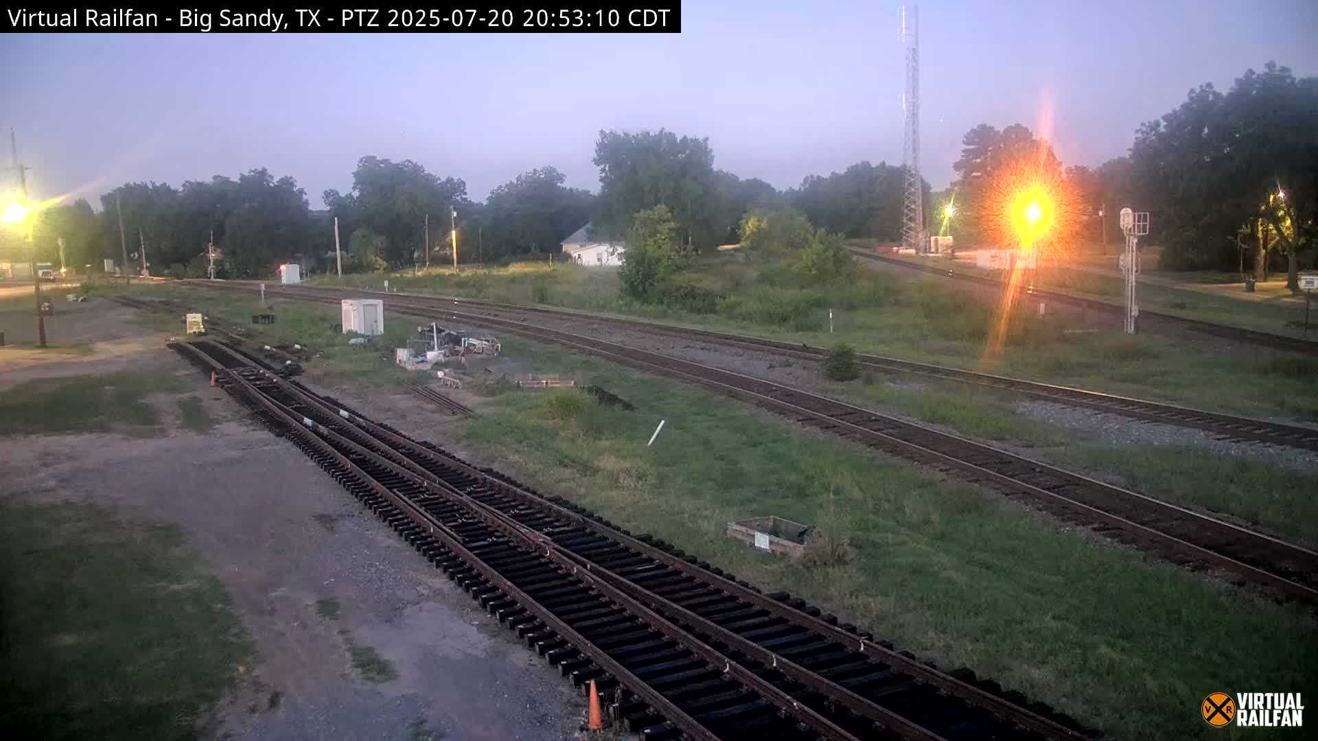 Big Sandy Railroad Junction Live Cam - Big Sandy, Upshur, Texas, USA