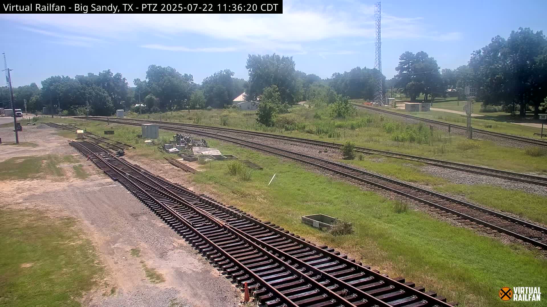 Big Sandy Railroad Junction Live Cam - Big Sandy, Upshur, Texas, USA