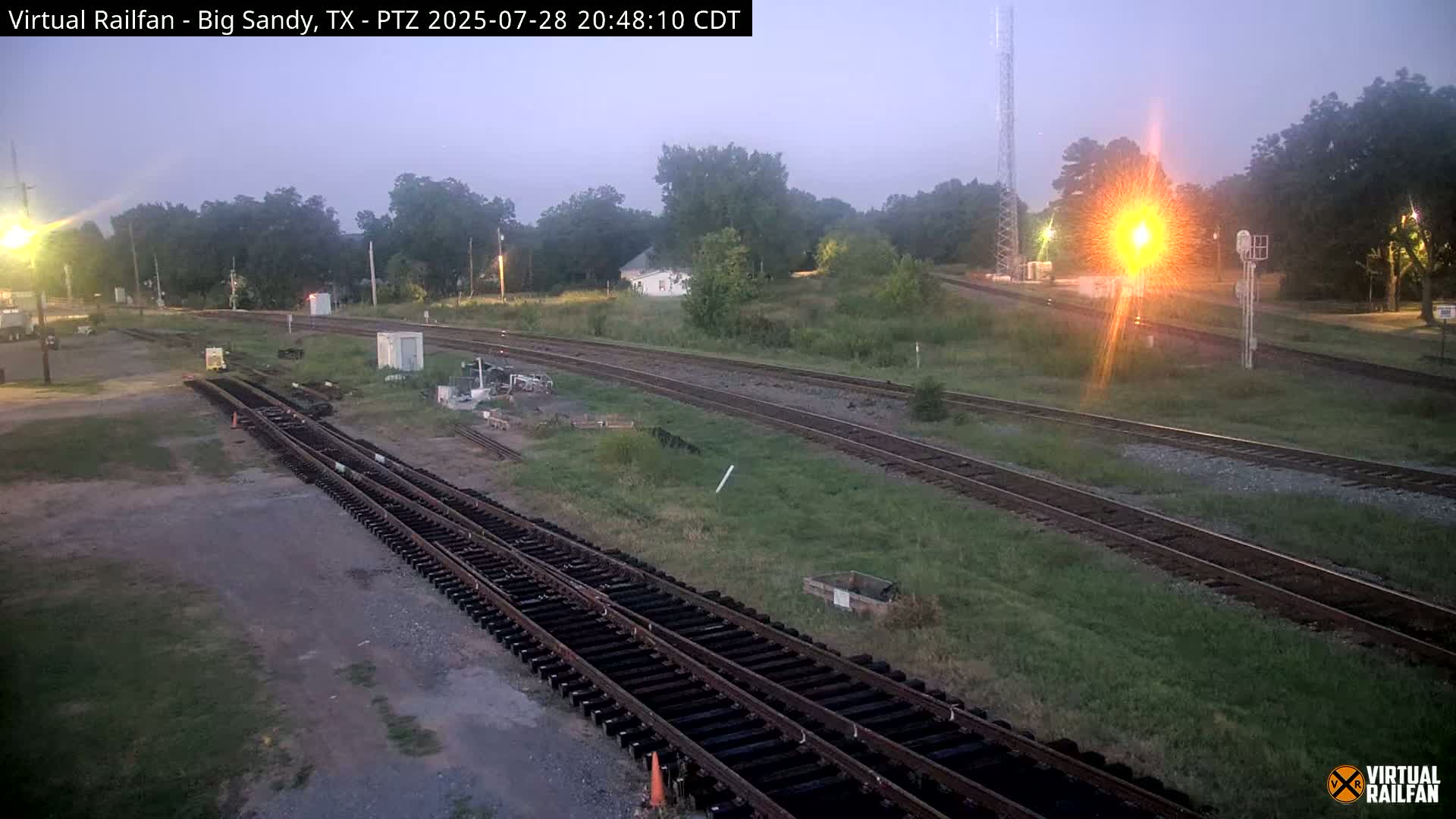 Big Sandy Railroad Junction Live Cam - Big Sandy, Upshur, Texas, USA