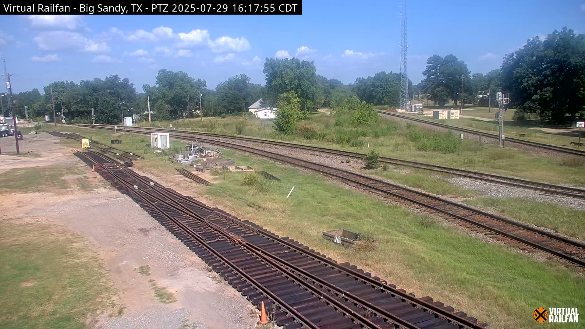 Big Sandy Railroad Junction Live Cam - Big Sandy, Upshur, Texas, USA