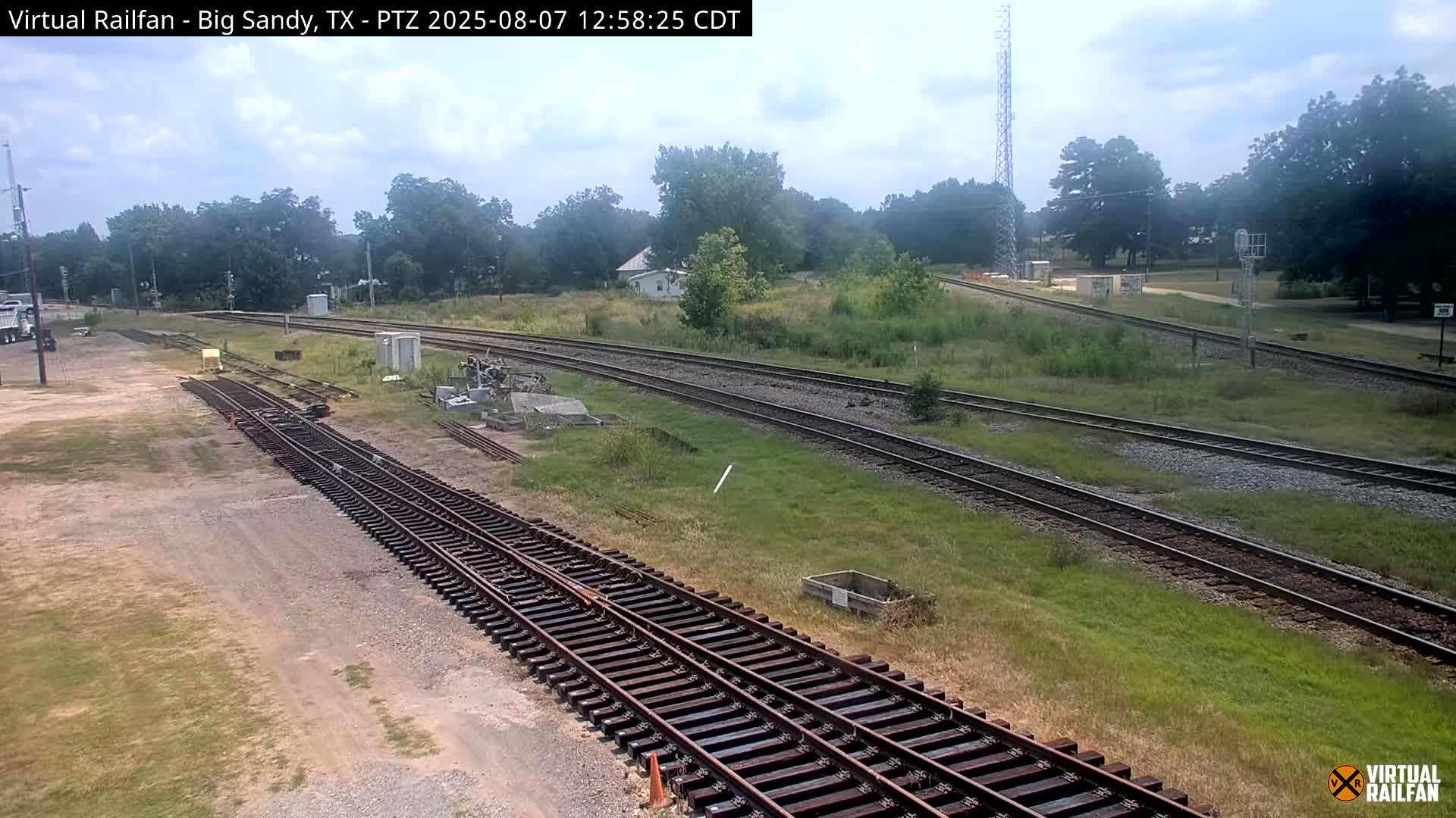 Big Sandy Railroad Junction Live Cam - Big Sandy, Upshur, Texas, USA