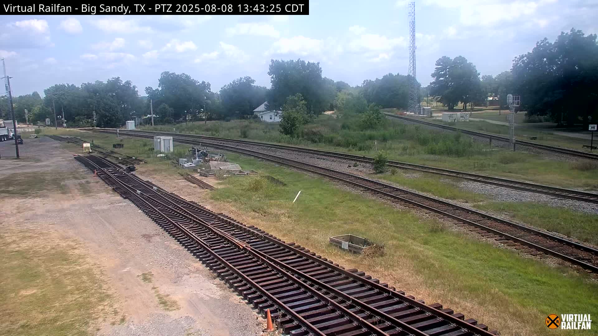 Big Sandy Railroad Junction Live Cam - Big Sandy, Upshur, Texas, USA