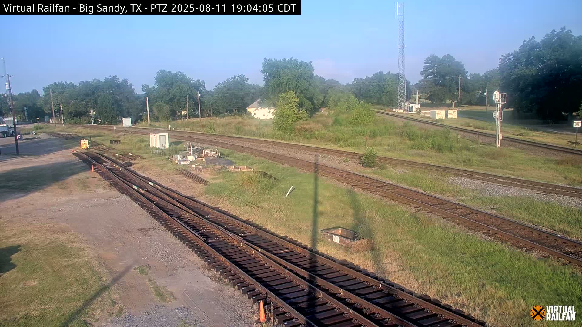 Big Sandy Railroad Junction Live Cam - Big Sandy, Upshur, Texas, USA