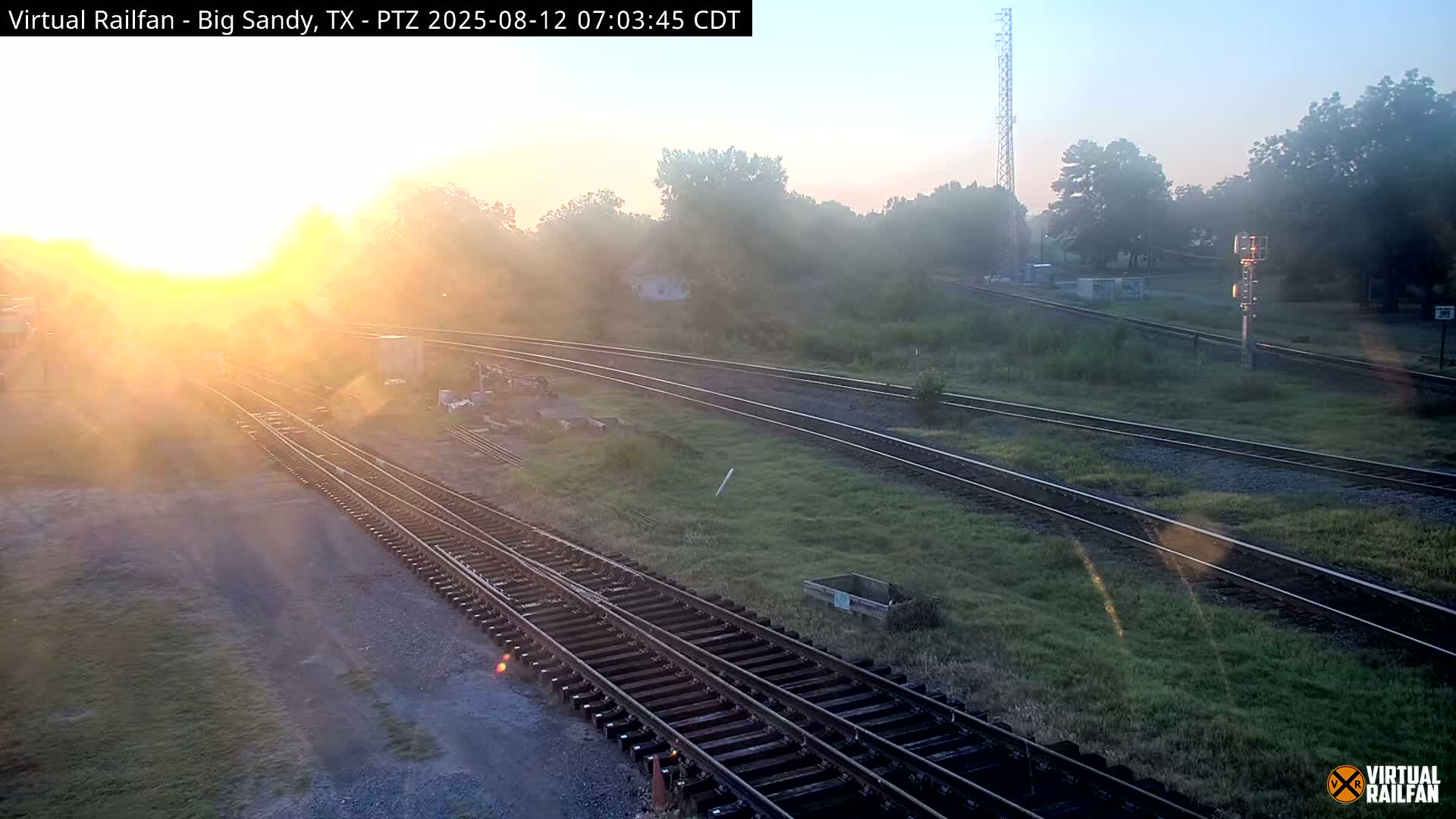 Big Sandy Railroad Junction Live Cam - Big Sandy, Upshur, Texas, USA