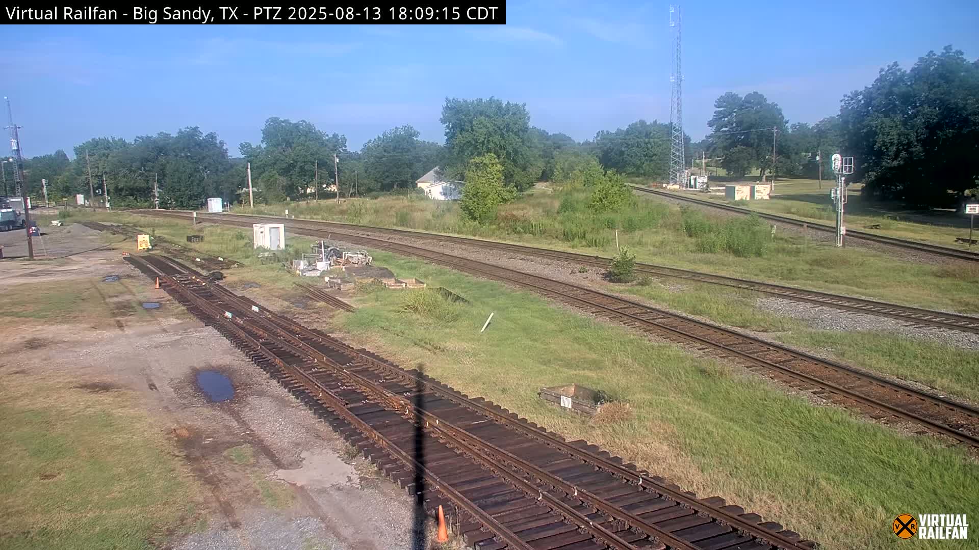 Big Sandy Railroad Junction Live Cam - Big Sandy, Upshur, Texas, USA
