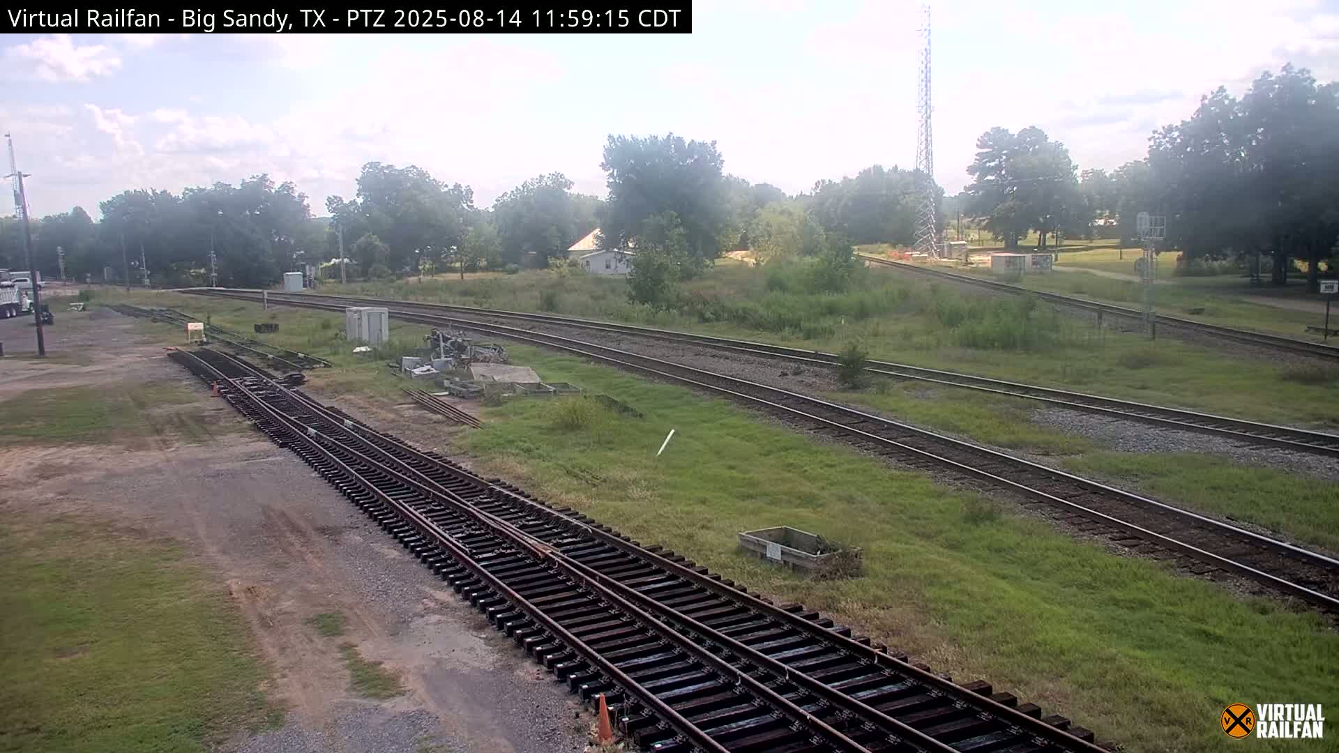 Big Sandy Railroad Junction Live Cam - Big Sandy, Upshur, Texas, USA