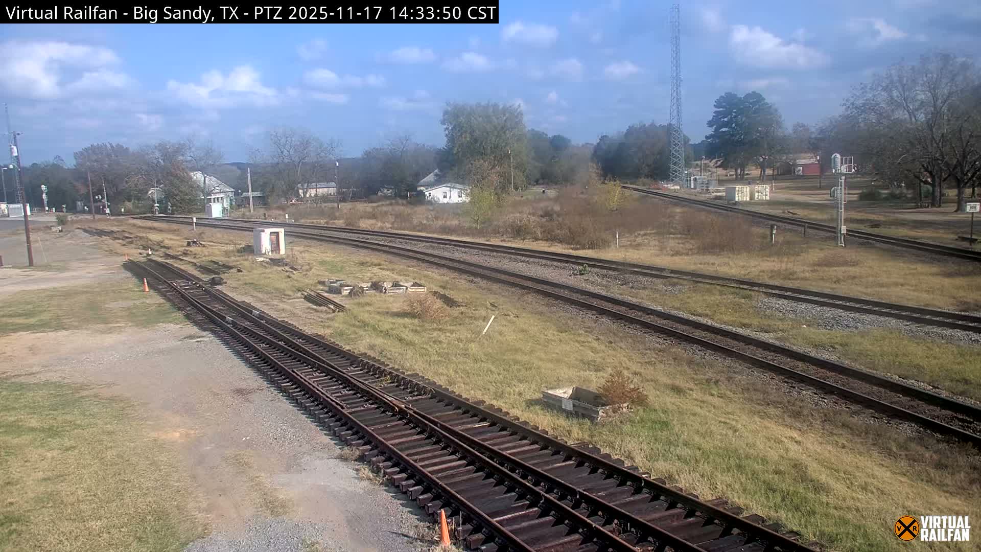 Big Sandy Railroad Junction Live Cam - Big Sandy, Upshur, Texas, USA