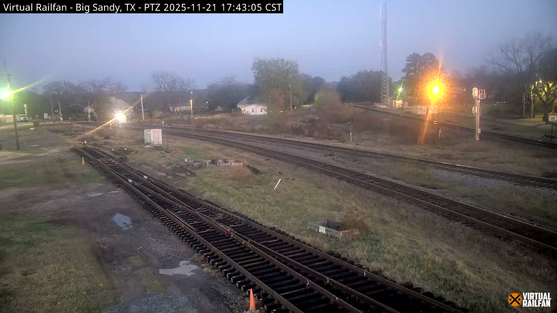 Big Sandy Railroad Junction Live Cam - Big Sandy, Upshur, Texas, USA