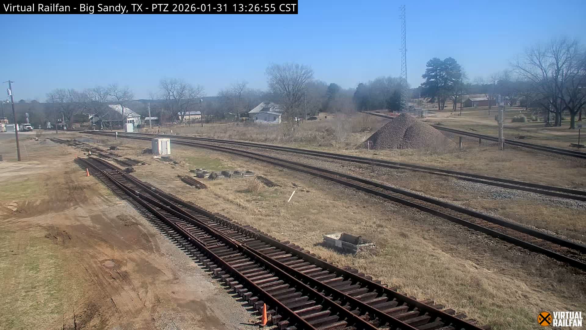 Big Sandy Railroad Junction Live Cam - Big Sandy, Upshur, Texas, USA
