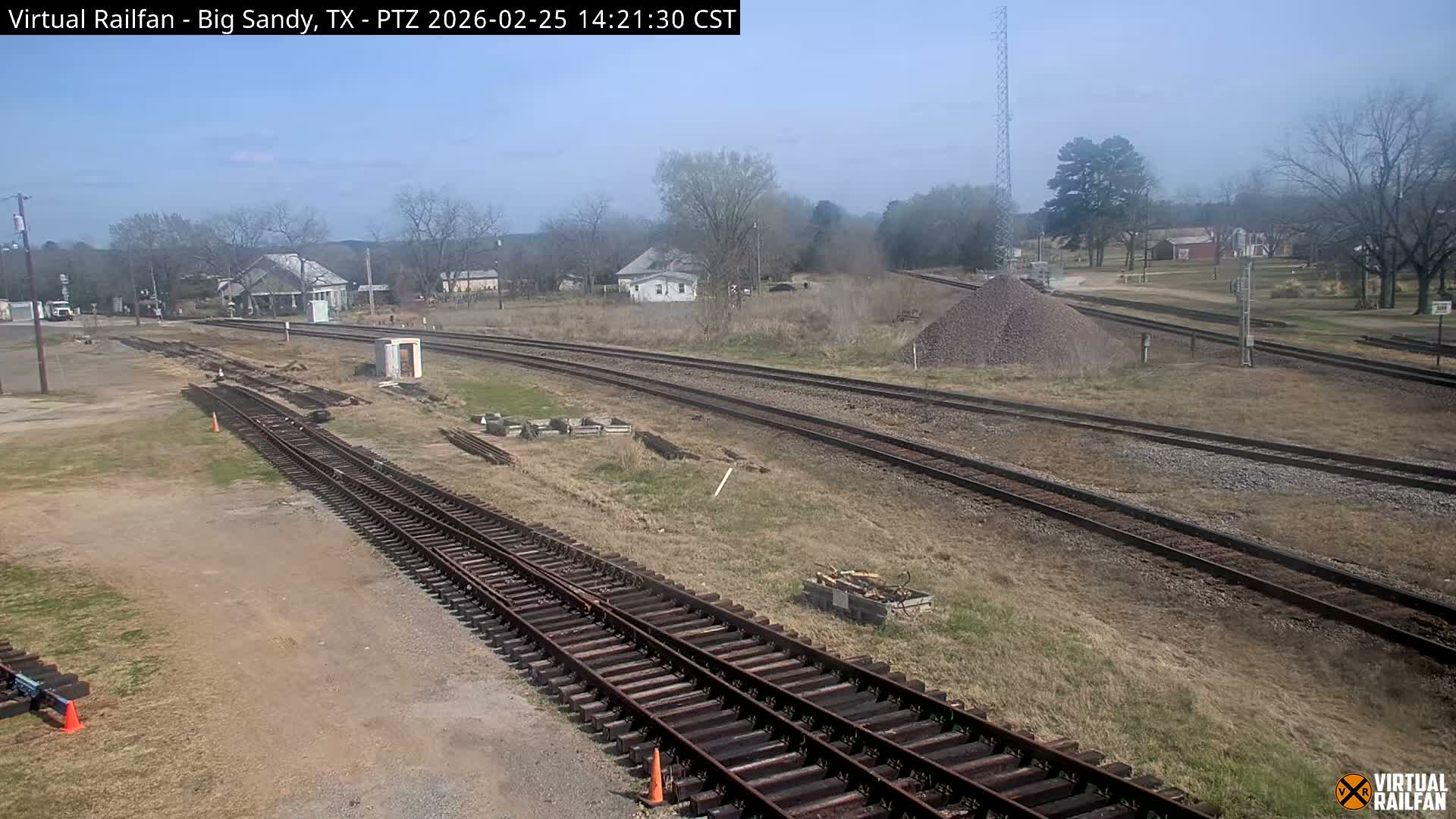 Big Sandy Railroad Junction Live Cam - Big Sandy, Upshur, Texas, USA