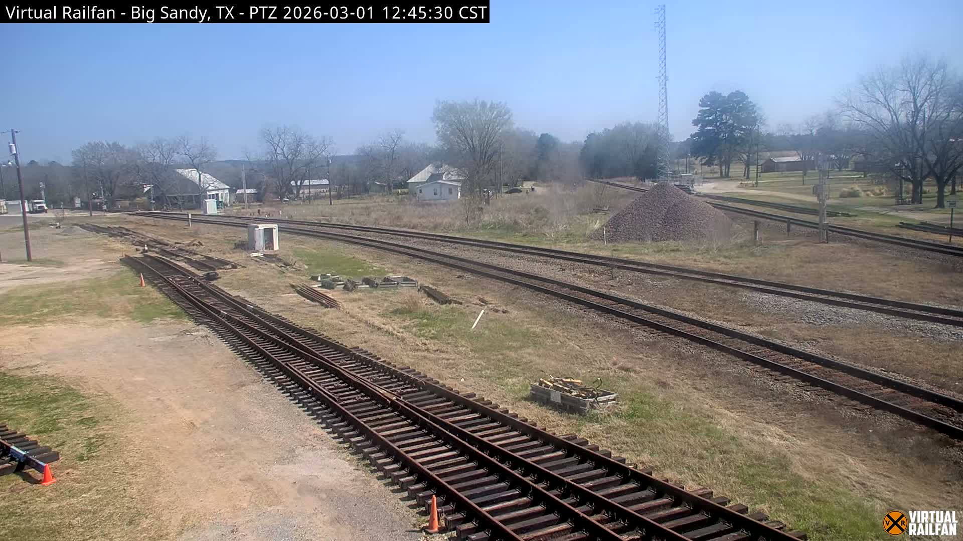 Big Sandy Railroad Junction Live Cam - Big Sandy, Upshur, Texas, USA