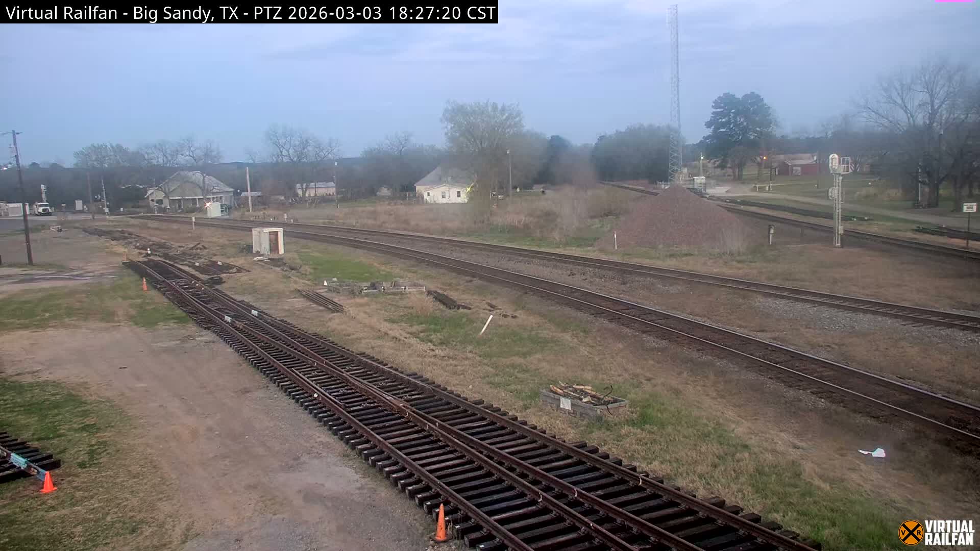 Big Sandy Railroad Junction Live Cam - Big Sandy, Upshur, Texas, USA