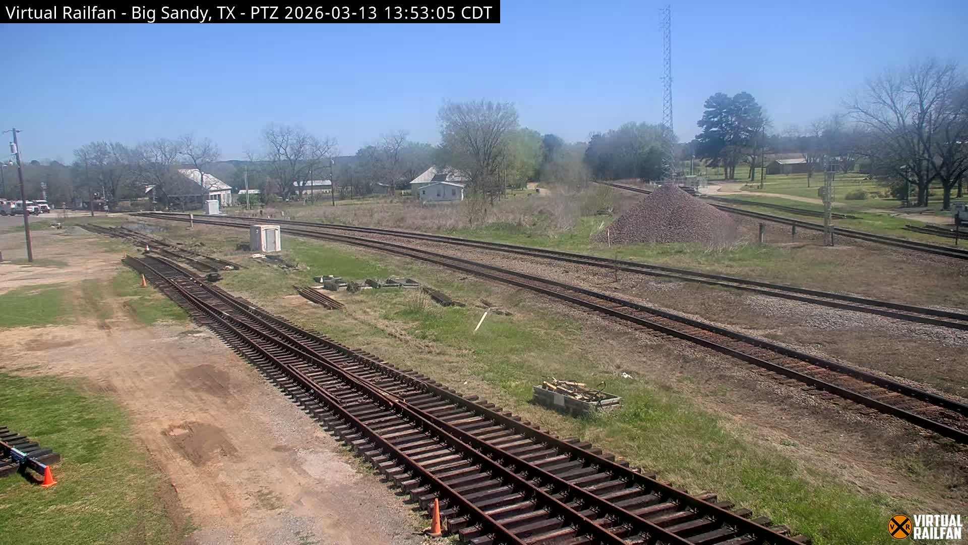 Big Sandy Railroad Junction Live Cam - Big Sandy, Upshur, Texas, USA