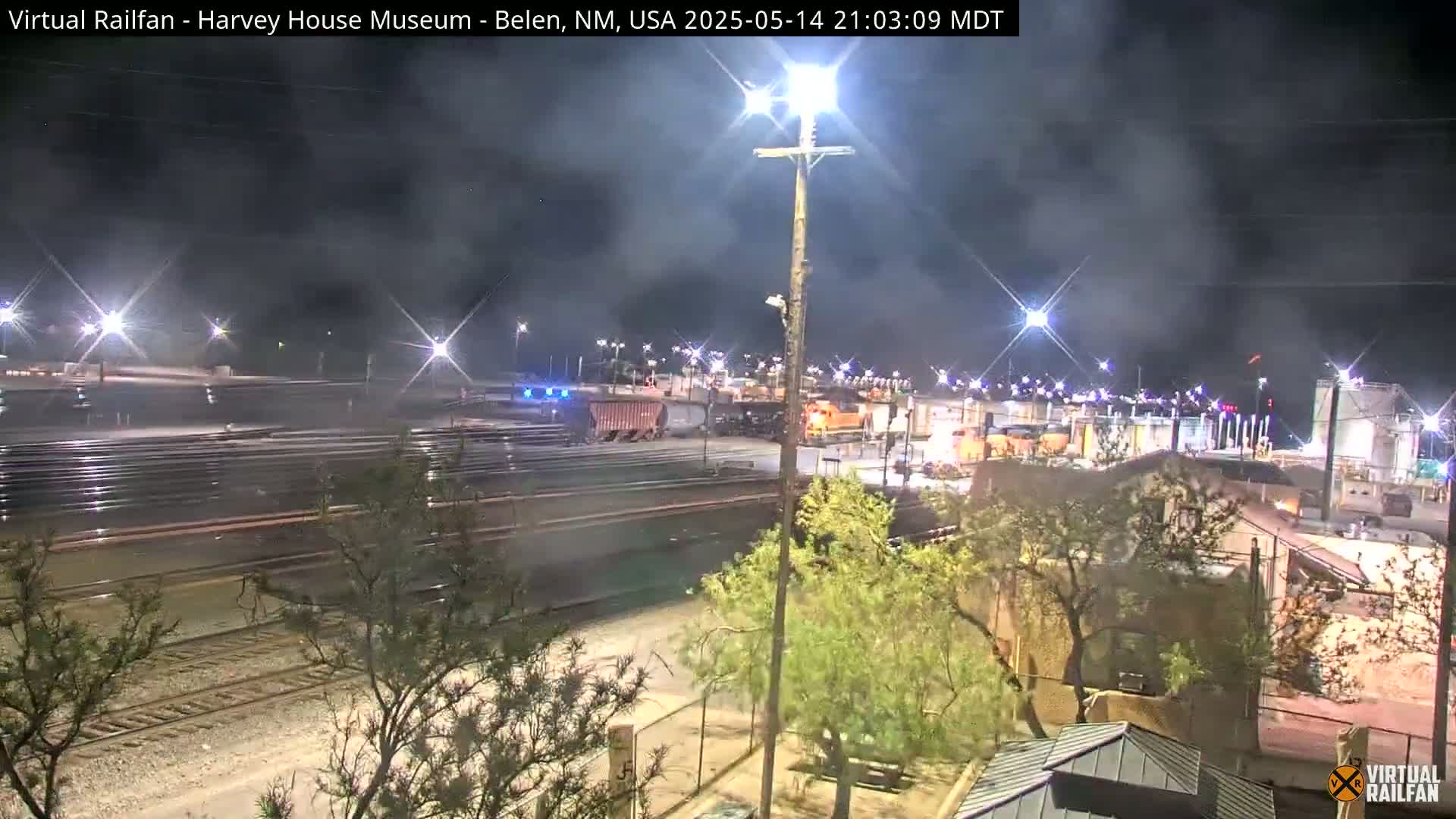 Belen Train Depot & Railroad Crossing Live Cam - Belen, Valencia, New Mexico, USA