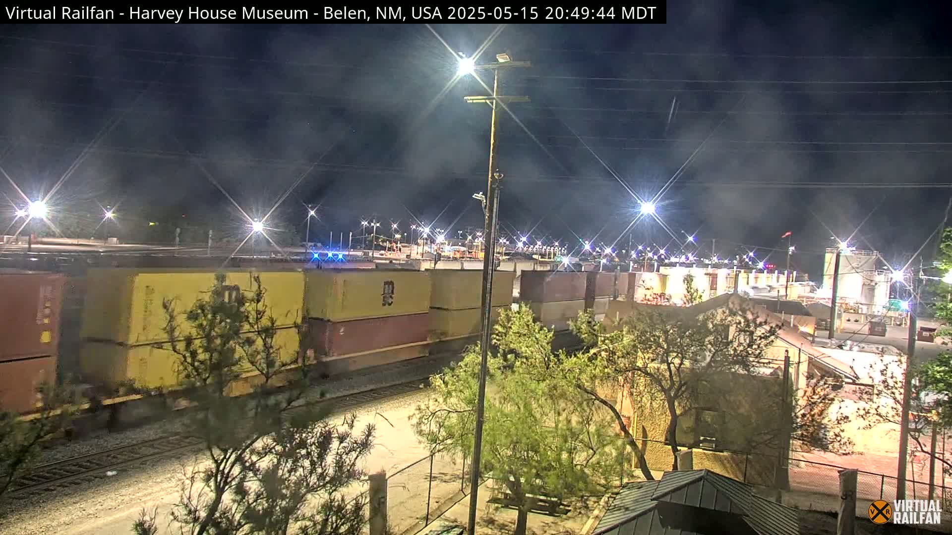 Belen Train Depot & Railroad Crossing Live Cam - Belen, Valencia, New Mexico, USA