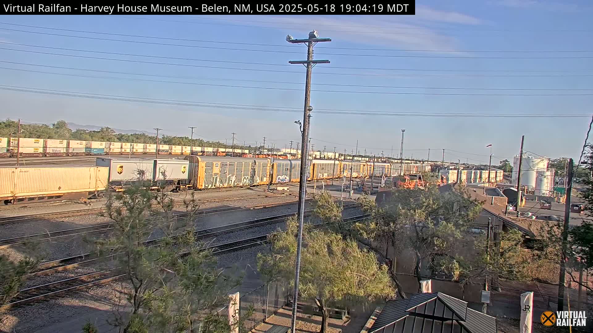 Belen Train Depot & Railroad Crossing Live Cam - Belen, Valencia, New Mexico, USA