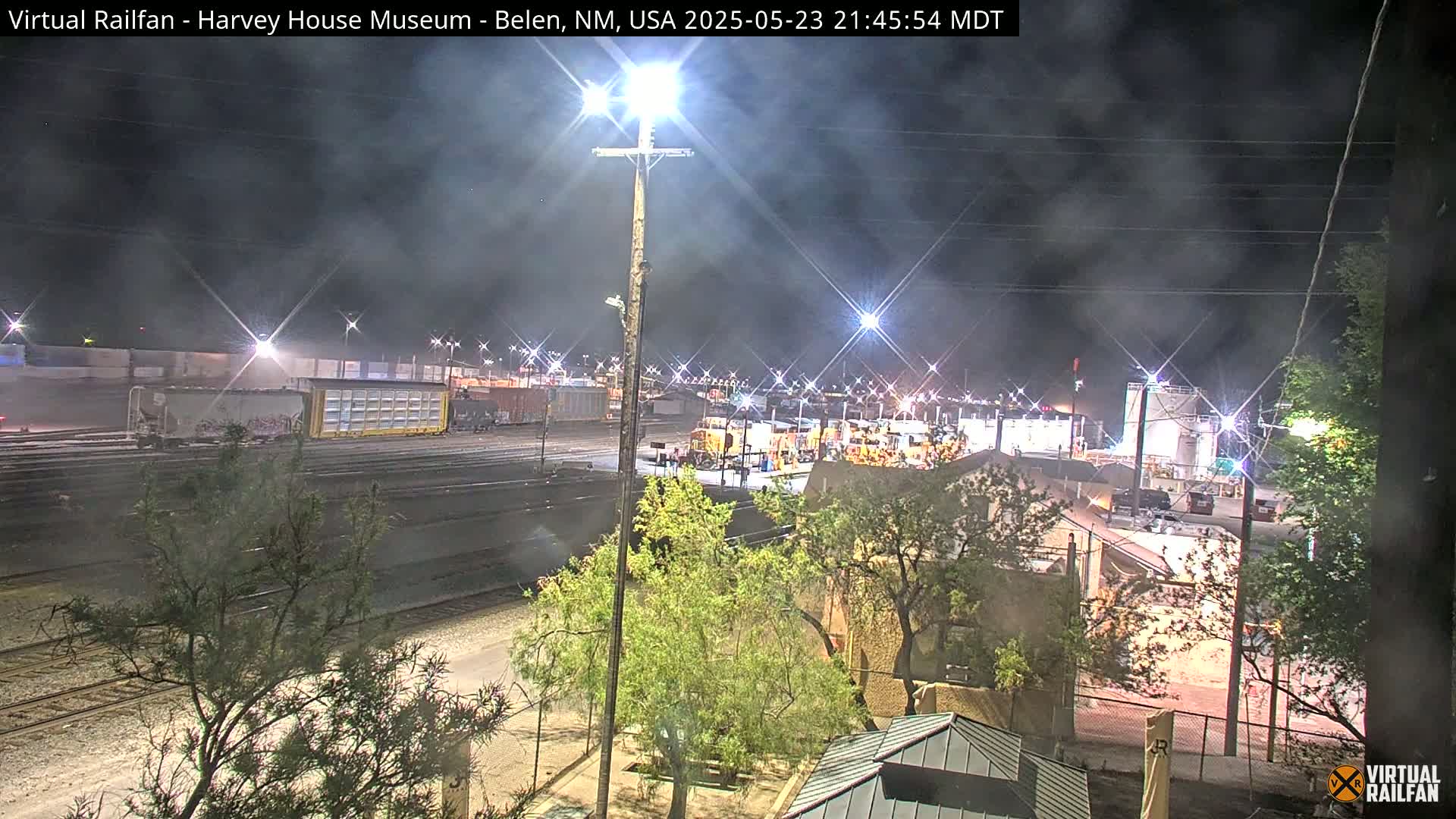 Belen Train Depot & Railroad Crossing Live Cam - Belen, Valencia, New Mexico, USA