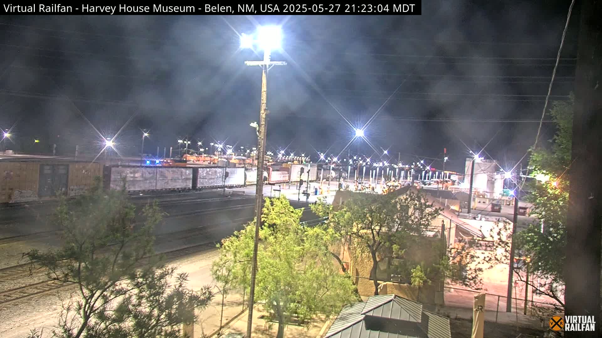 Belen Train Depot & Railroad Crossing Live Cam - Belen, Valencia, New Mexico, USA