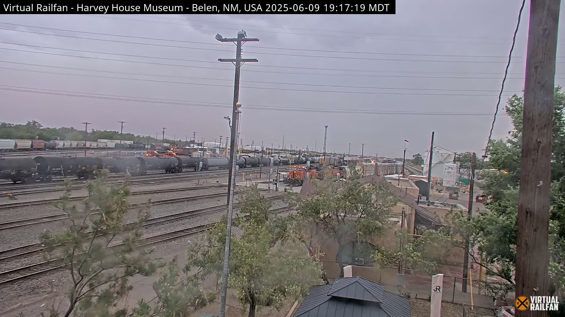 Belen Train Depot & Railroad Crossing Live Cam - Belen, Valencia, New Mexico, USA