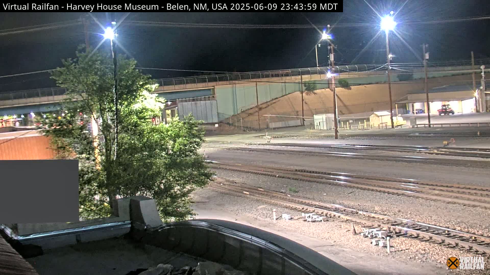 Belen Train Depot & Railroad Crossing Live Cam - Belen, Valencia, New Mexico, USA