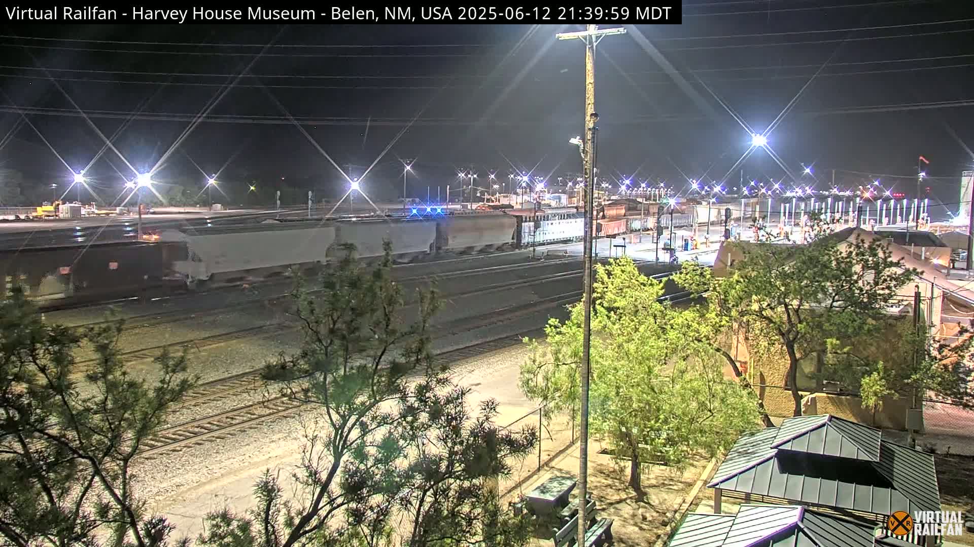 Belen Train Depot & Railroad Crossing Live Cam - Belen, Valencia, New Mexico, USA