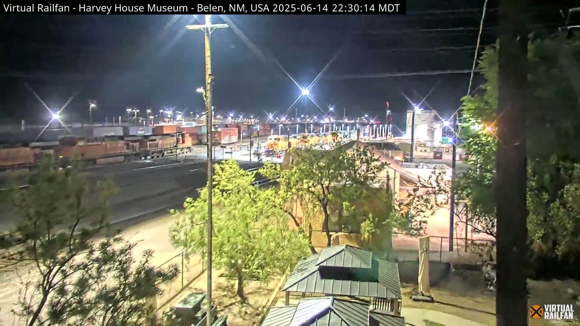 Belen Train Depot & Railroad Crossing Live Cam - Belen, Valencia, New Mexico, USA