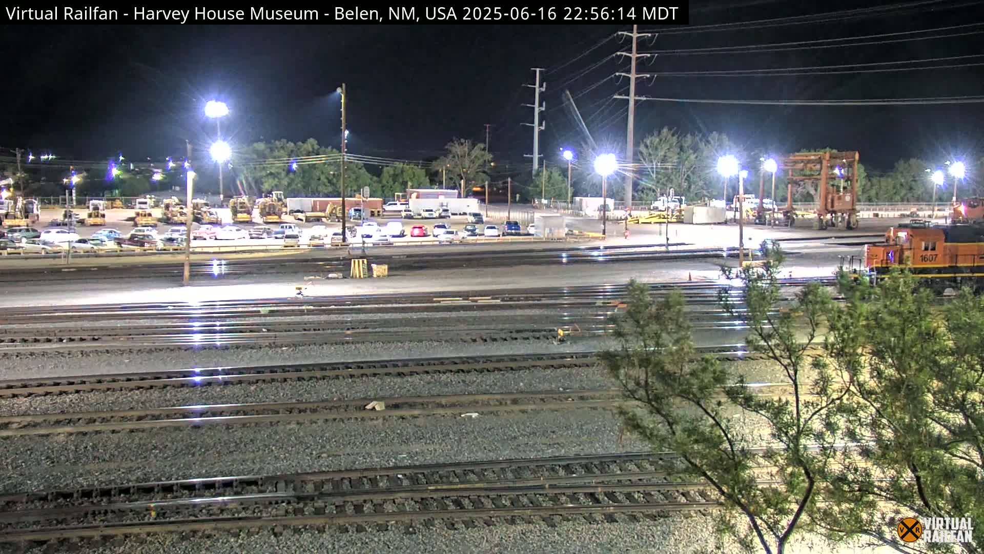 Belen Train Depot & Railroad Crossing Live Cam - Belen, Valencia, New Mexico, USA