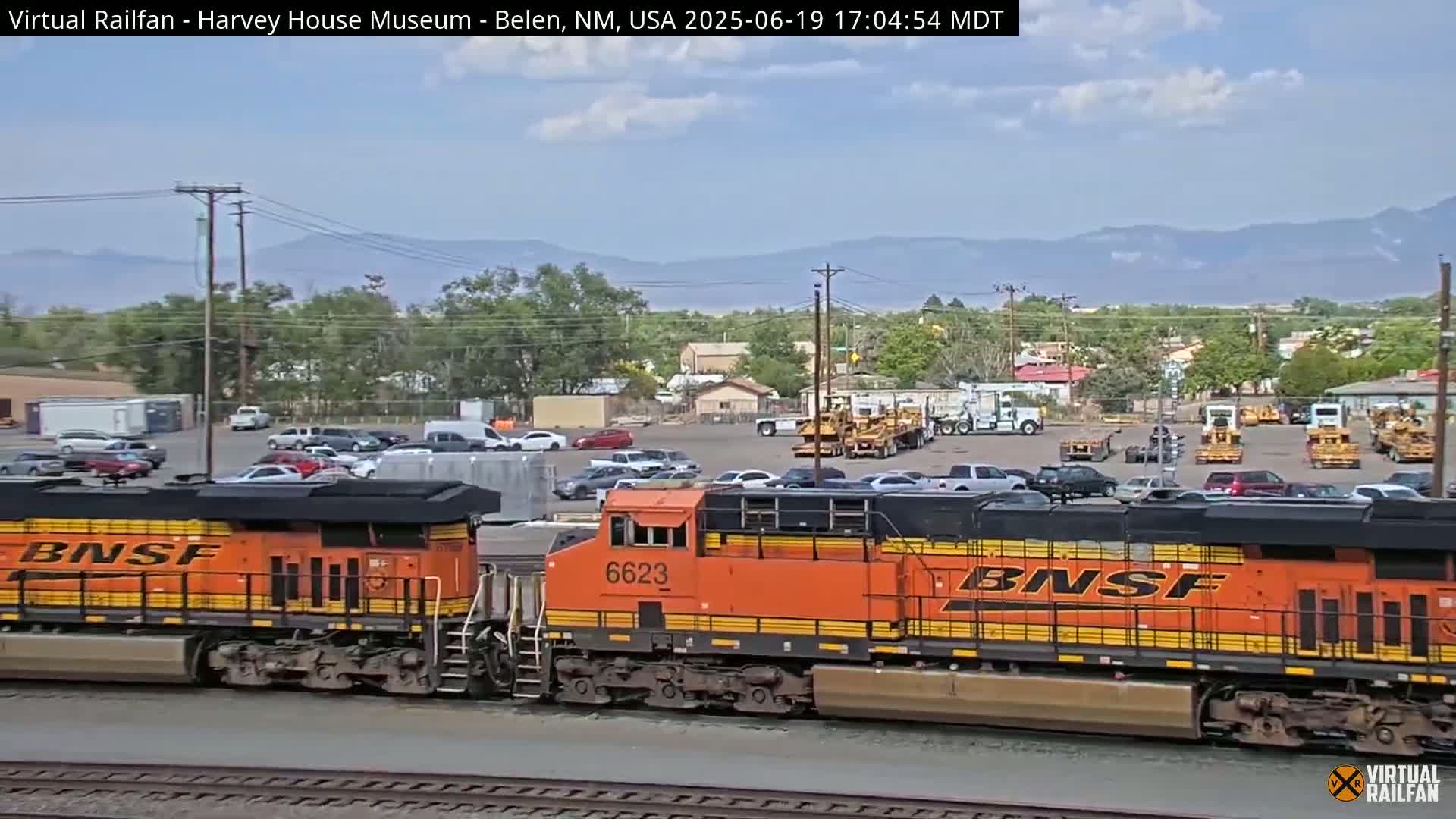 Belen Train Depot & Railroad Crossing Live Cam - Belen, Valencia, New Mexico, USA