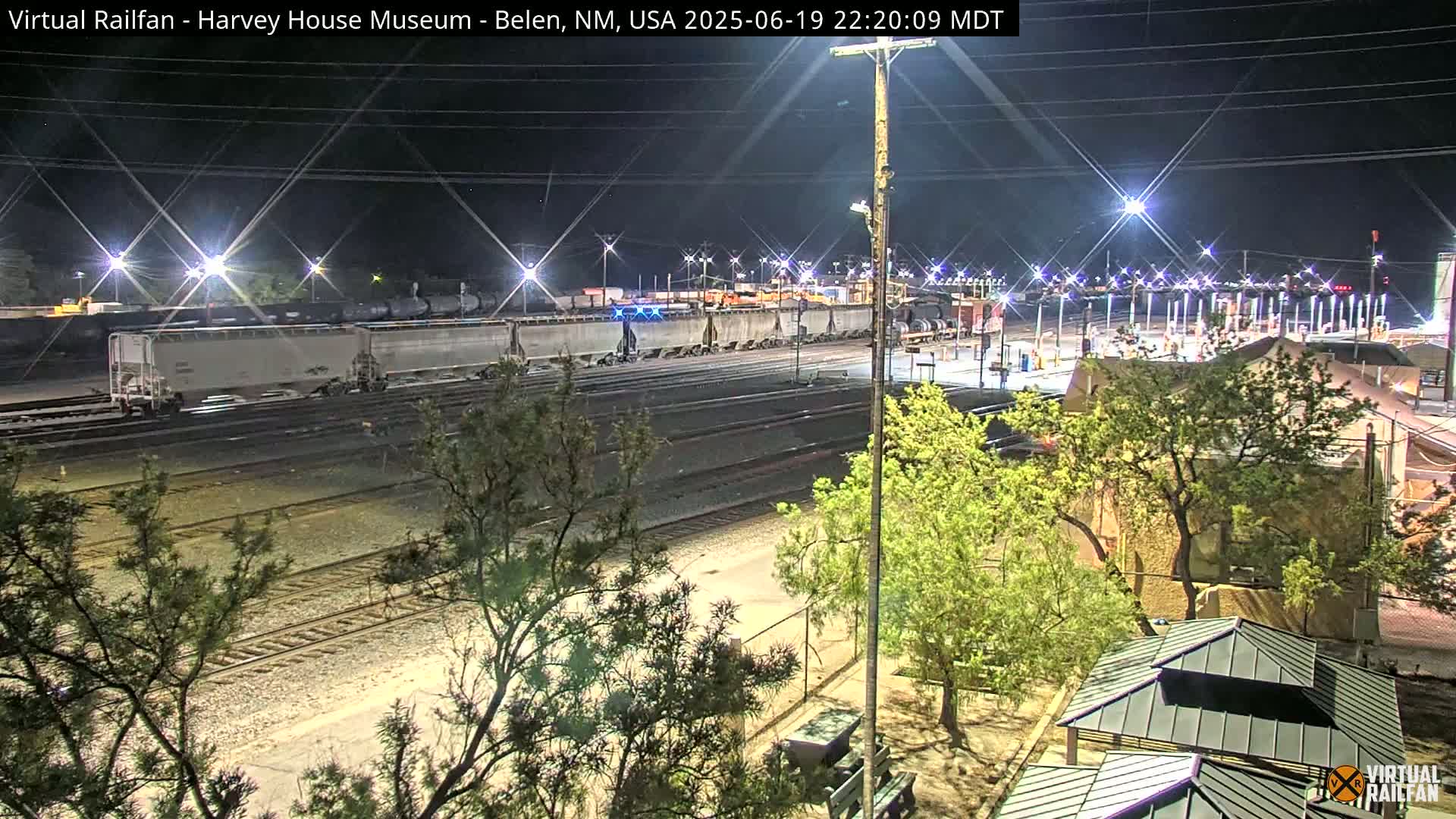 Belen Train Depot & Railroad Crossing Live Cam - Belen, Valencia, New Mexico, USA