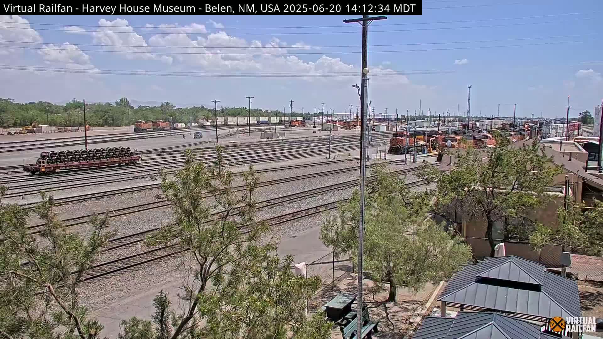 Belen Train Depot & Railroad Crossing Live Cam - Belen, Valencia, New Mexico, USA