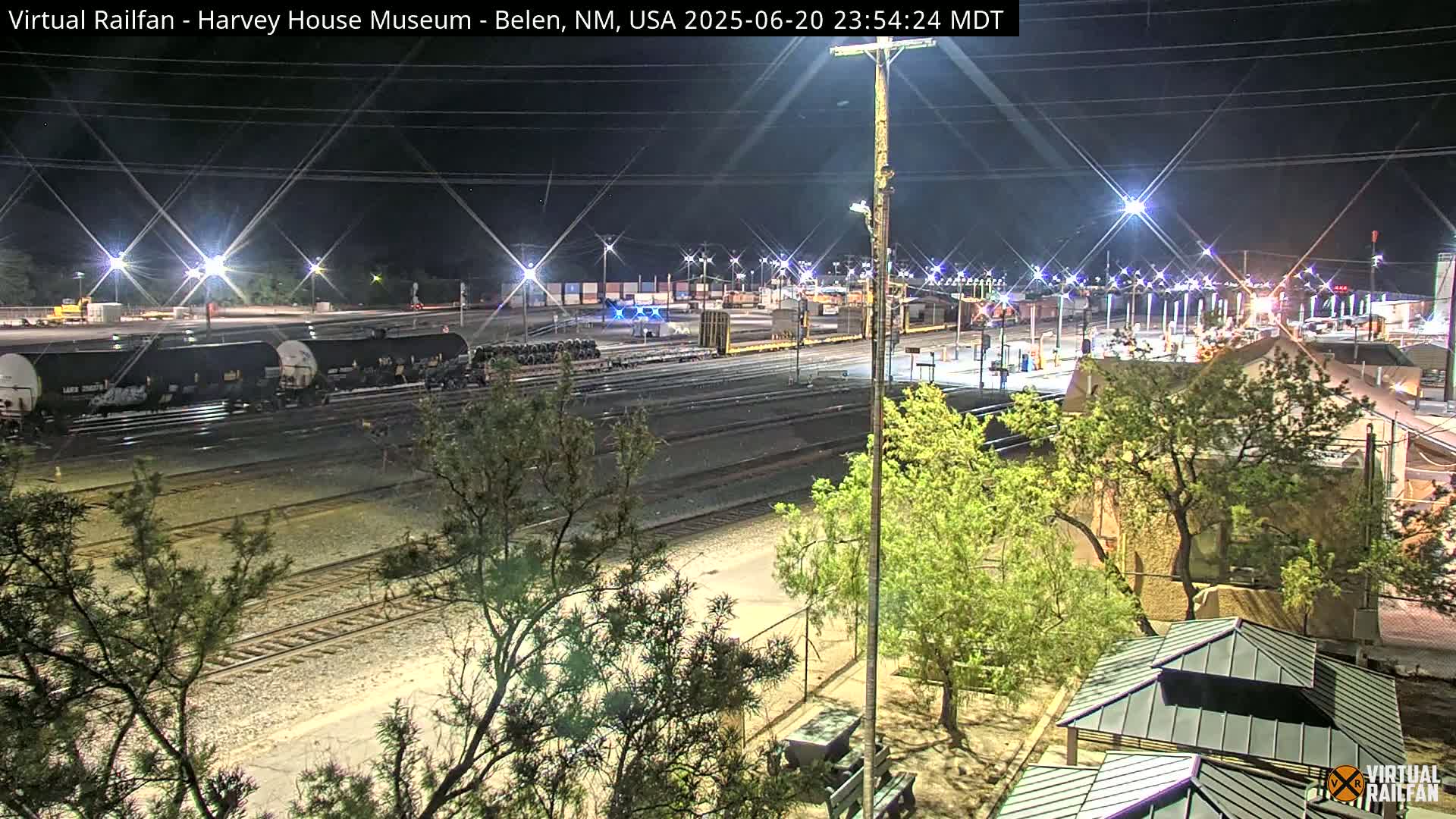 Belen Train Depot & Railroad Crossing Live Cam - Belen, Valencia, New Mexico, USA