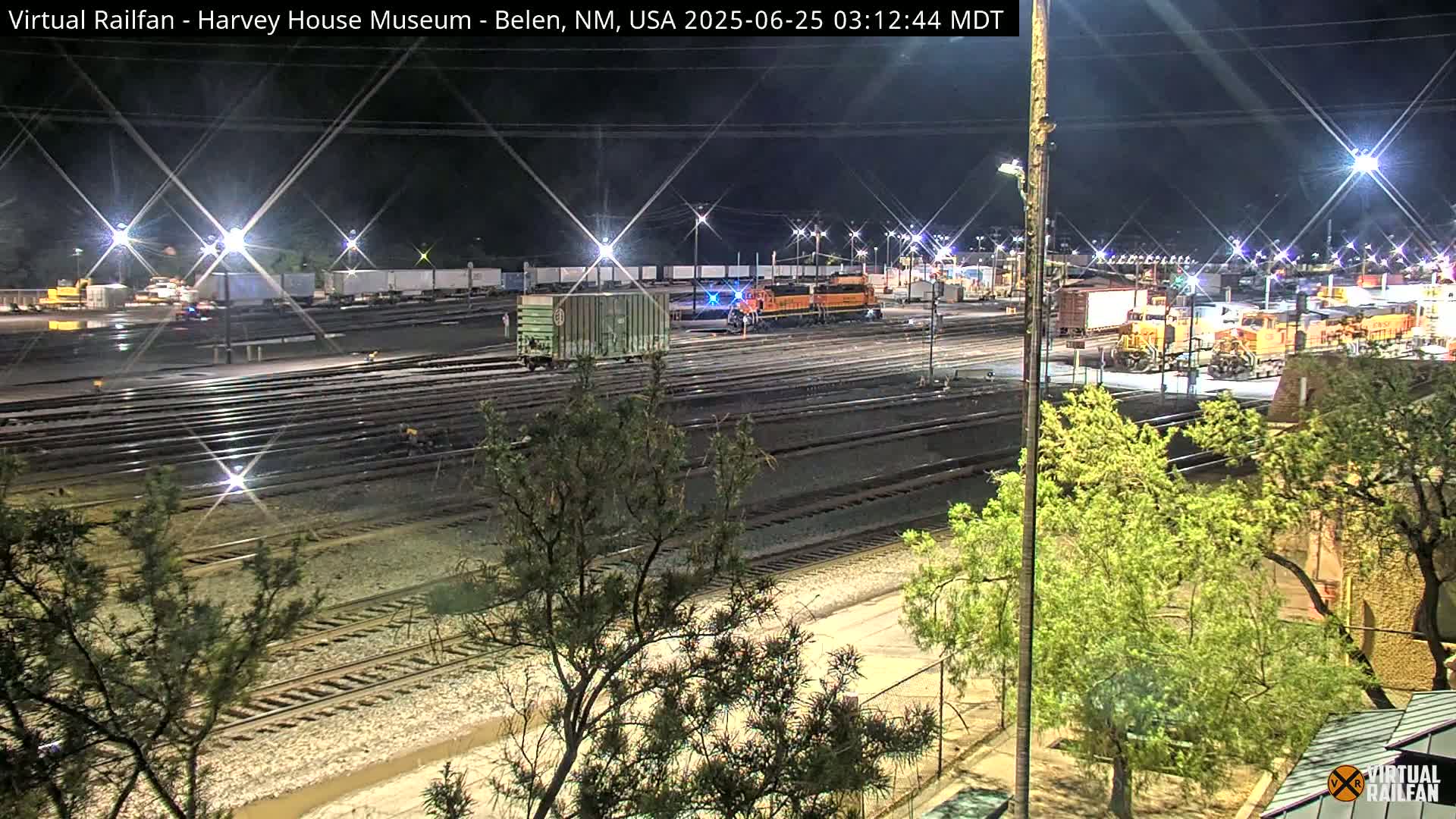 Belen Train Depot & Railroad Crossing Live Cam - Belen, Valencia, New Mexico, USA