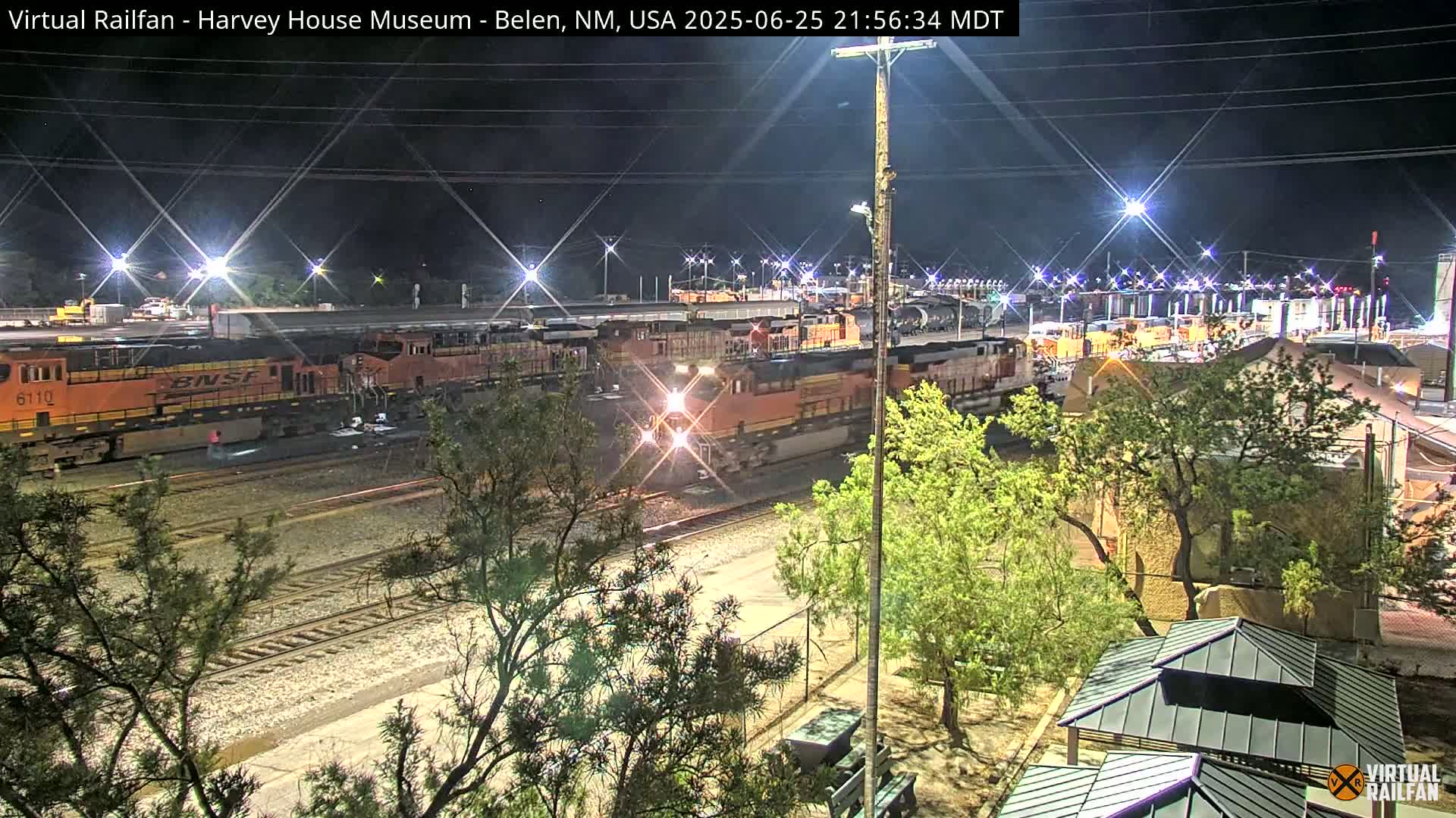 Belen Train Depot & Railroad Crossing Live Cam - Belen, Valencia, New Mexico, USA