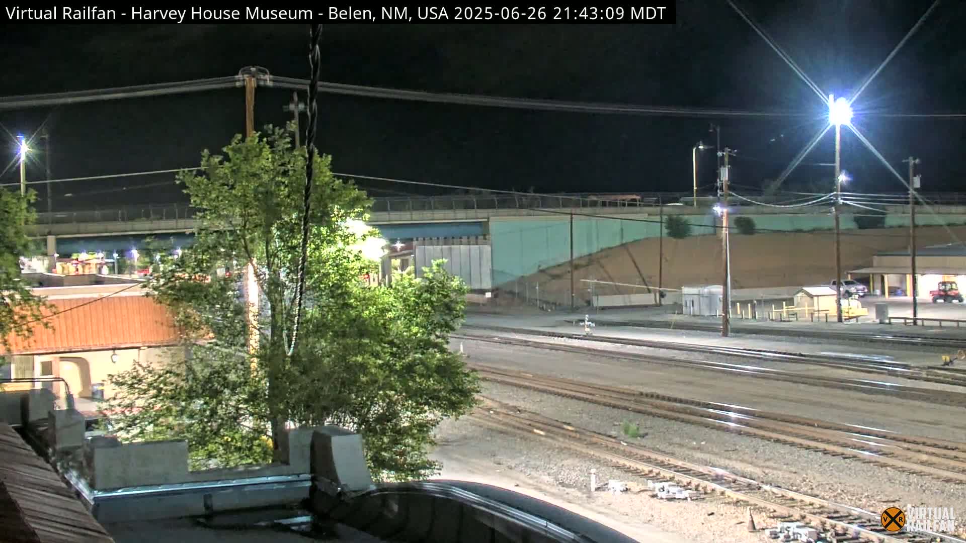 Belen Train Depot & Railroad Crossing Live Cam - Belen, Valencia, New Mexico, USA