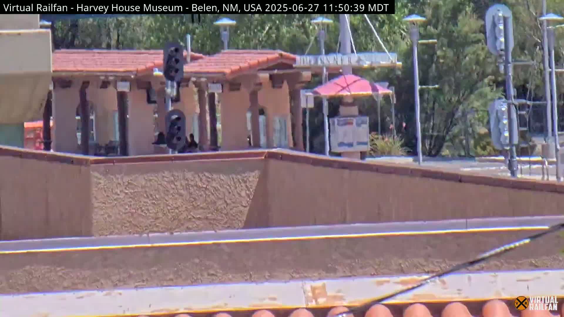 Belen Train Depot & Railroad Crossing Live Cam - Belen, Valencia, New Mexico, USA