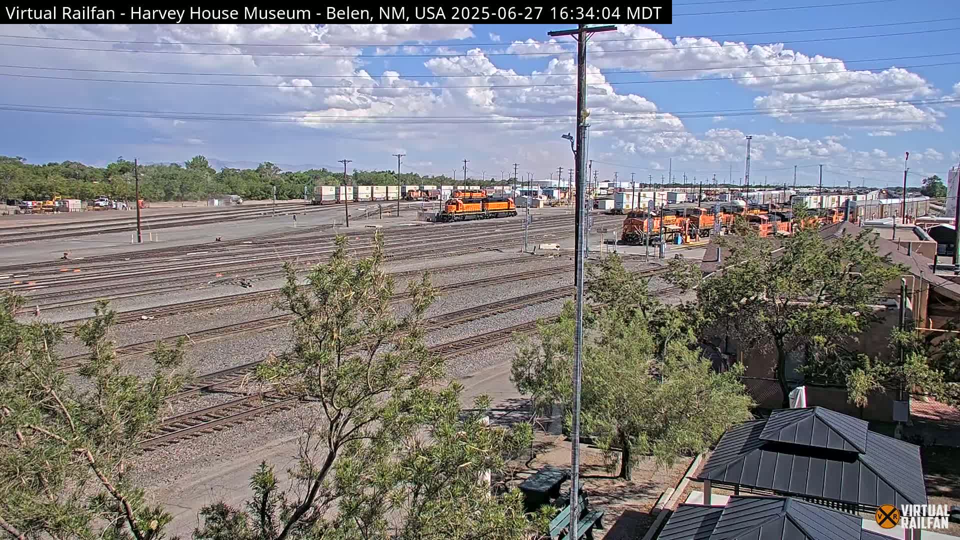 Belen Train Depot & Railroad Crossing Live Cam - Belen, Valencia, New Mexico, USA