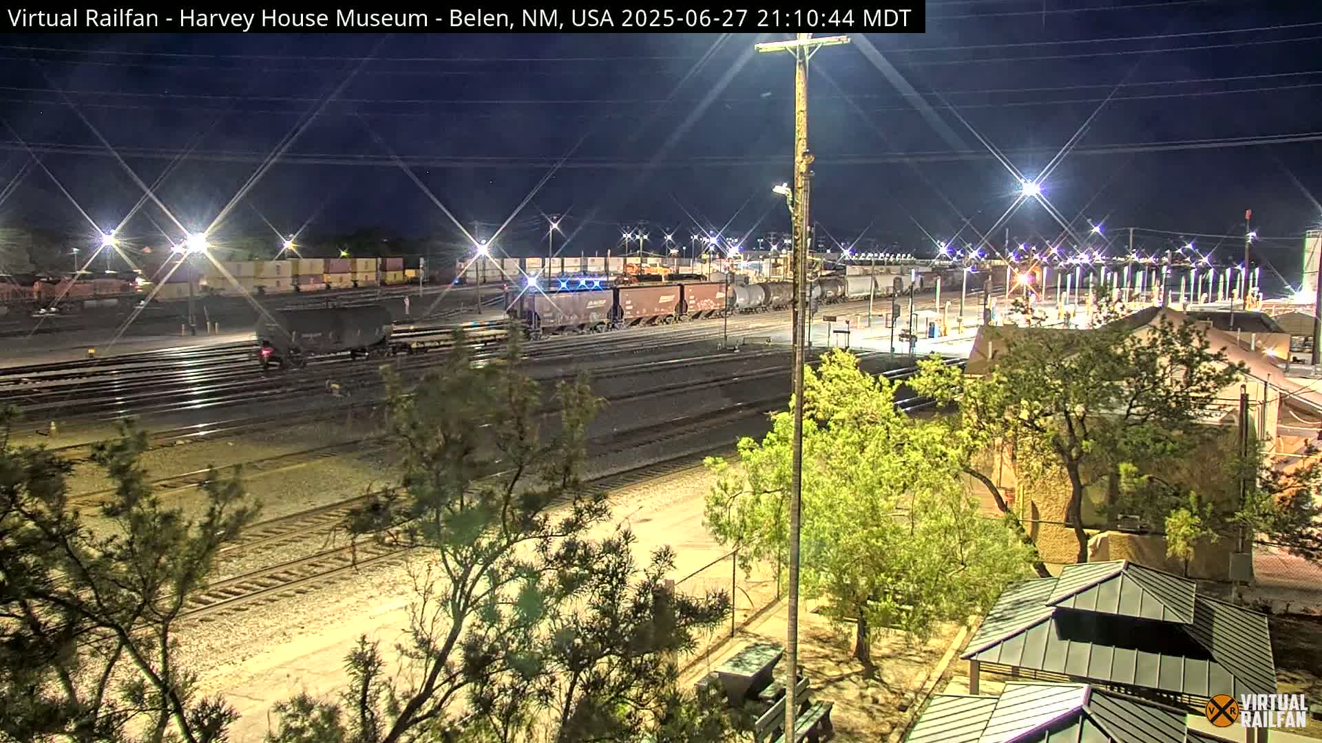 Belen Train Depot & Railroad Crossing Live Cam - Belen, Valencia, New Mexico, USA
