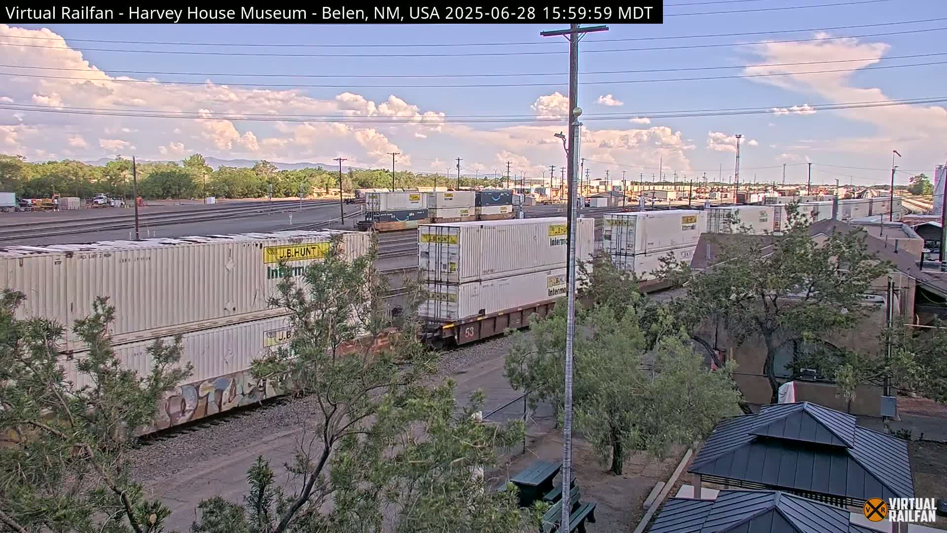 Belen Train Depot & Railroad Crossing Live Cam - Belen, Valencia, New Mexico, USA