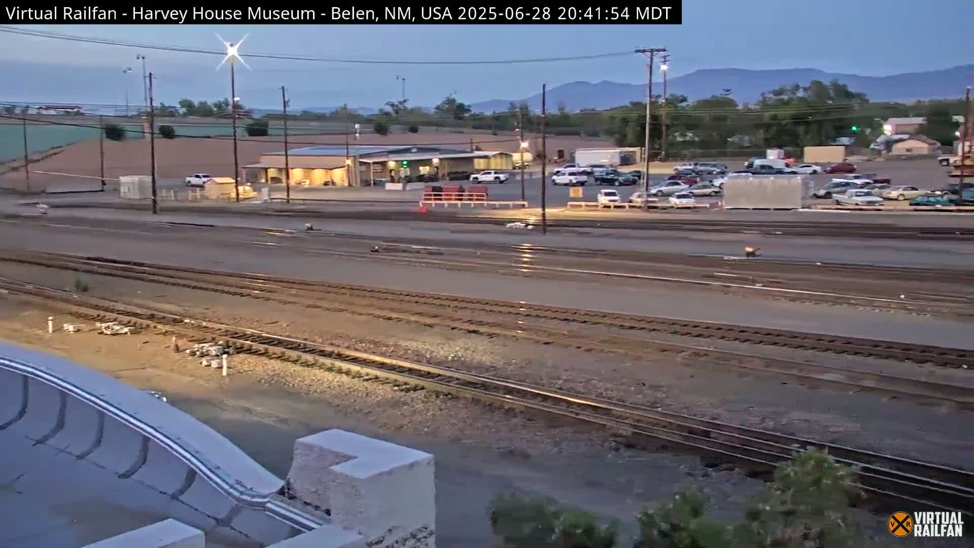 Belen Train Depot & Railroad Crossing Live Cam - Belen, Valencia, New Mexico, USA