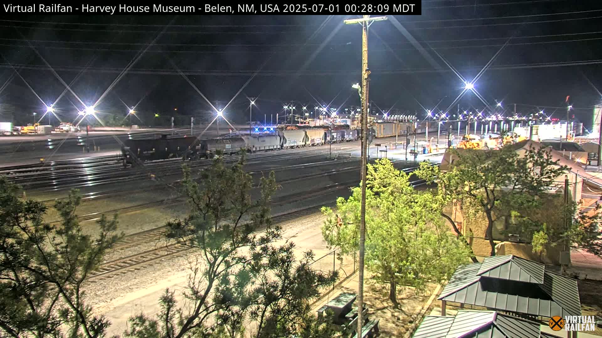 Belen Train Depot & Railroad Crossing Live Cam - Belen, Valencia, New Mexico, USA