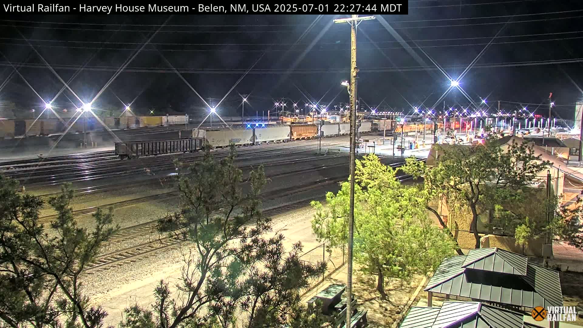 Belen Train Depot & Railroad Crossing Live Cam - Belen, Valencia, New Mexico, USA
